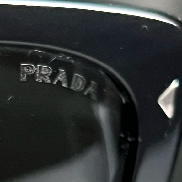 Prada PR23ZSF 54mm Square Sunglasses in Black NWT 377$ - Picture 15 of 16